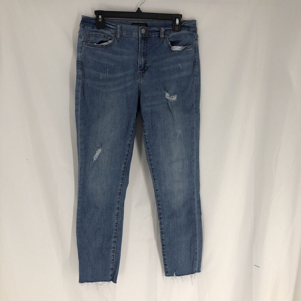 Banana Republic Women’s Skinny Jeans With Distressed Edges Size 30/10